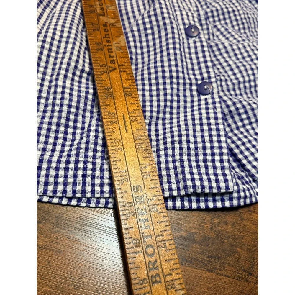 Vintage watermelon gingham seersucker dress size 24 months summer fun .